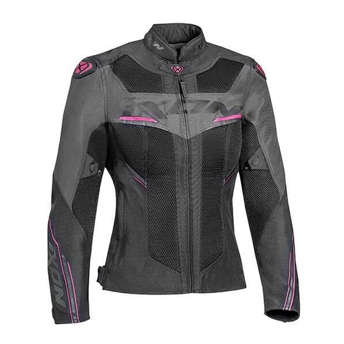 Ixon Womens Draco Womens Jacket - Black/Anthracite/Pink - S - SKU:IX100102046111003