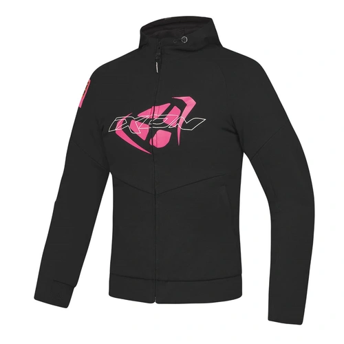 Ixon Womens Touchdown Hoodie - Black/Pink