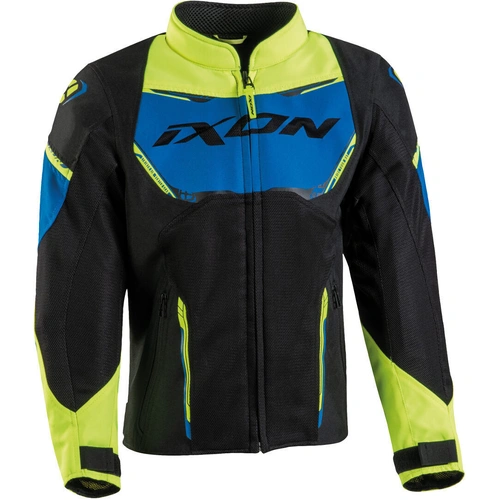 Ixon Youth Striker Air Jacket - Black/Blue/Yellow - 8 - SKU:IX100103011103504
