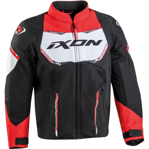 Ixon Youth Striker Air Jacket - Black/White/Red - 8 - SKU:IX100103011105904