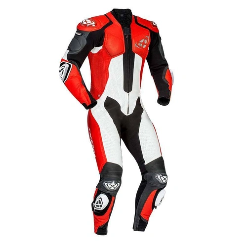 Ixon Vendetta Evo 1 Pce Leather Suit - Black/Red/White
