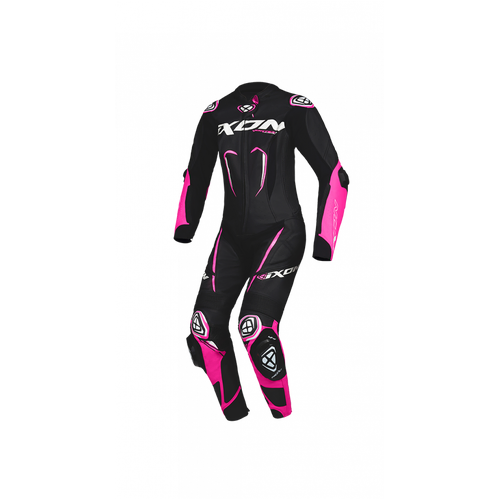 Ixon Vortex 3 1 Pce Womens Leather Suit - Black/Pink/White