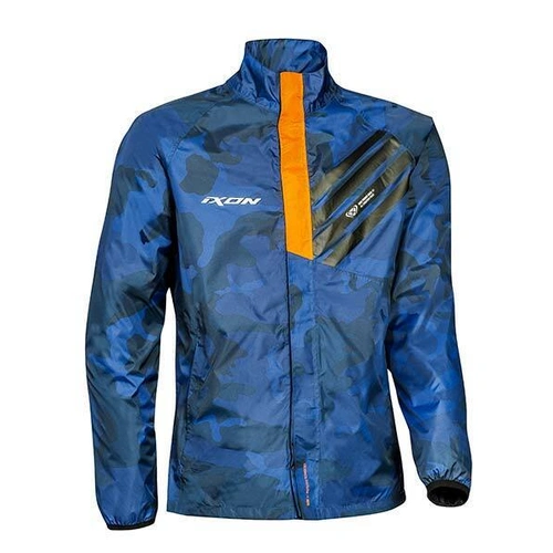 Ixon Stripe Jacket - Navy/Camo/Orange - S - SKU:IX105101061301803