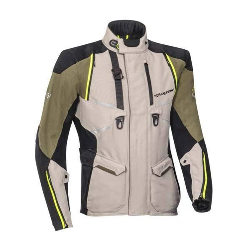 Ixon Eddas Jacket - Grey/Khaki/Black - S - SKU:IX105101070602503