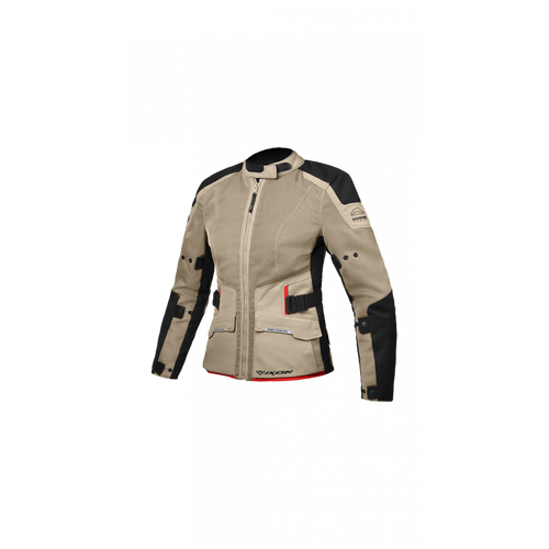 Ixon Womens M-Njord Womens Jacket - Sand/Black/Red