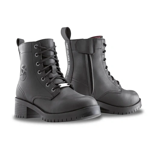 Ixon Krafter Waterproof Womens Motorcycle Boots - Black - 39 - SKU:IX508112007100106
