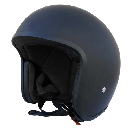 Johnny Reb Burke Helmet - Matte Black/Black - L - SKU:JRH10002-L