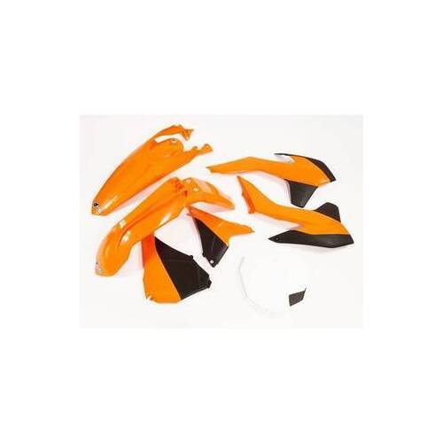UFO KTM Plastics Kit SX/SXF 13-15/SX250 16 - White 