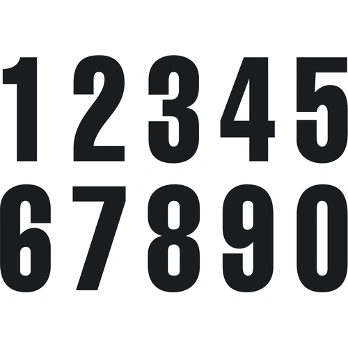 KTM OEM NUMBER 8  3Pieces Black 5'' (322208) - SKU:KTM322208