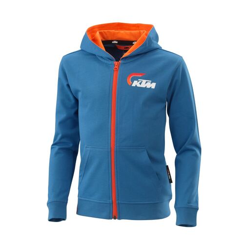 KTM OEM KIDS RADICAL ZIP HOODIE 104/3-4Y (3PW220022804) - SKU:KTM3PW220022804