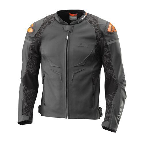 KTM OEM HELICAL LEATHER JACKET 48 (3PW230000702) - SKU:KTM3PW230000702