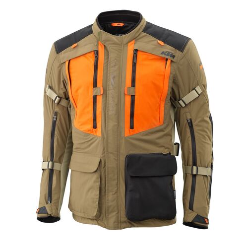KTM OEM TERRA ADVENTURE V2 JACKET SAFARI XS (3PW230002801) - SKU:KTM3PW230002801