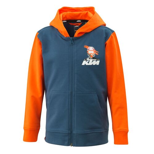 KTM OEM KIDS HERO ZIP HOODIE 104/3-4Y (3PW230021504) - SKU:KTM3PW230021504