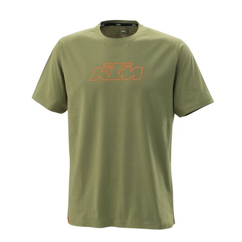 KTM OEM ESSENTIAL TEE  GREEN XS (3PW230029701) - SKU:KTM3PW230029701