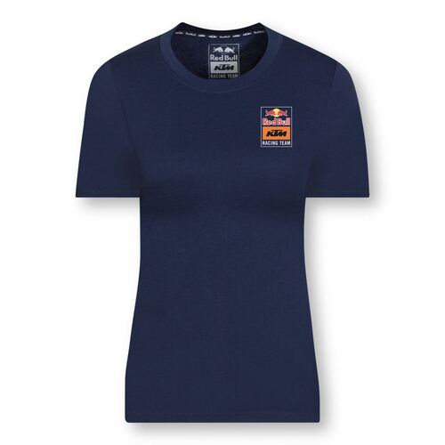 KTM OEM RB KTM WOMEN BACKPRINT T-SHIRT NAVY XXS (3RB220055300) - SKU:KTM3RB220055300