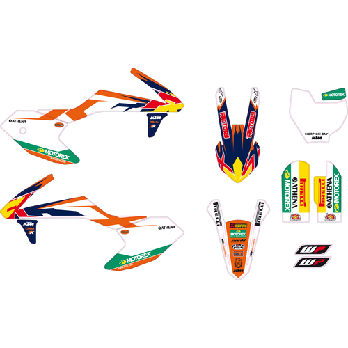 KTM OEM FACTORY GRAPHIC-KIT (45308990000) - SKU:KTM45308990000