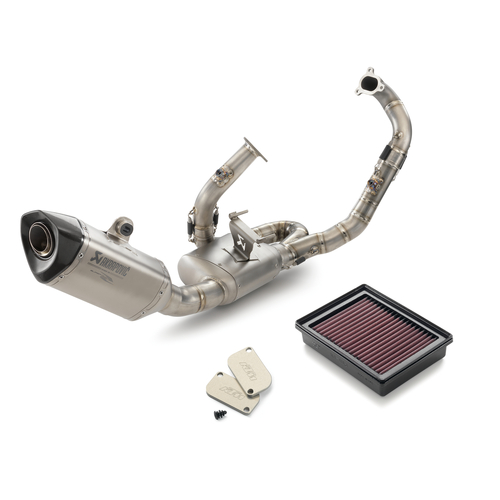 KTM OEM AKRAPOVIC EVO COMPLETE SYSTEM (61305999000) - SKU:KTM61305999000