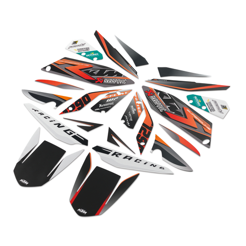 KTM OEM GRAPHICS KIT ''RACING'' (61308999000) - SKU:KTM61308999000