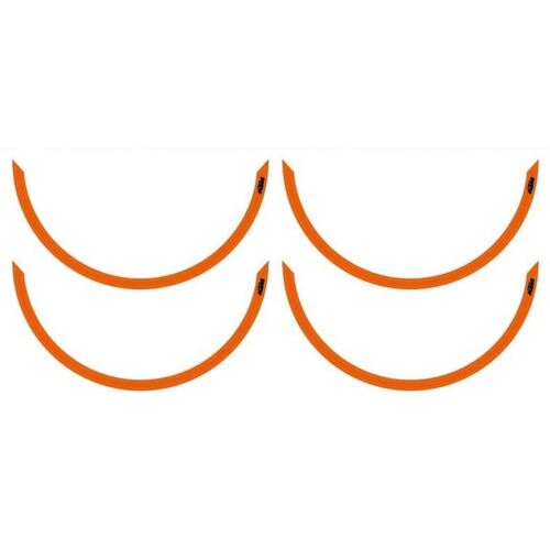 KTM OEM Wheel rim sticker kit (61909998000) - SKU:KTM61909998000