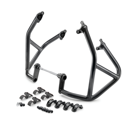 KTM OEM CRASH BAR SET BLACK (7601296814433) - SKU:KTM7601296814433