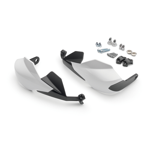 KTM OEM HAND PROTECTION SET WHITE (9010297904428) - SKU:KTM9010297904428