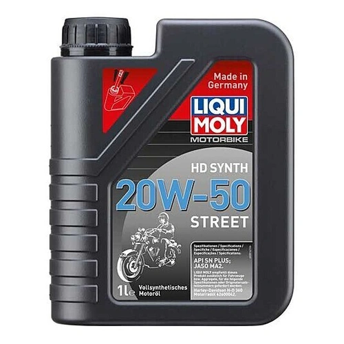 LIQUI MOLY Full Synthetic H.D Street Engine Oil [3816] - 20W-50 - 1L