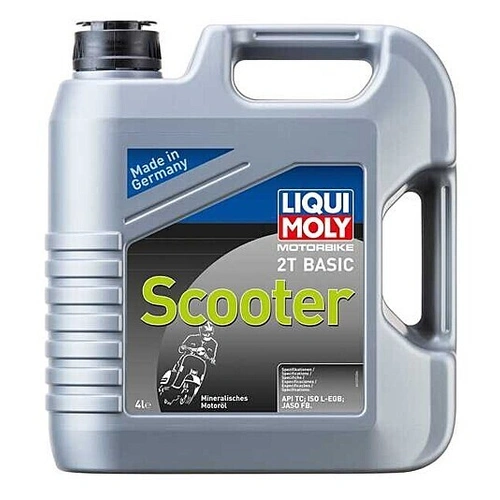 LIQUI MOLY Mineral Basic Scooter 2T Engine Oil [1237] - 4L