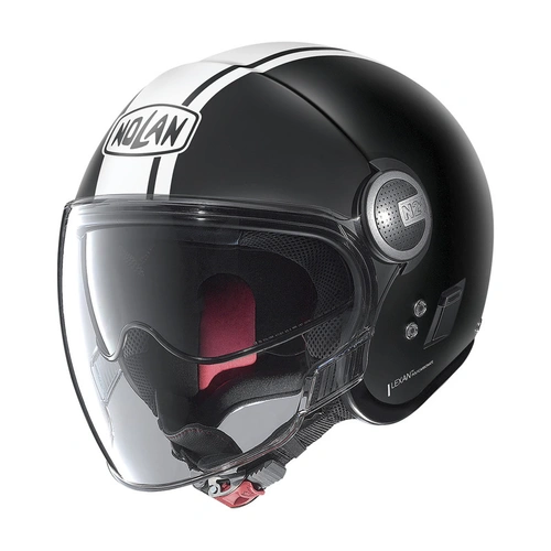 Nolan N21 Dolce Vita Helmet - Flat Black/White - XS - SKU:NHN21V09954