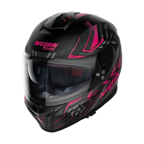 Nolan N80-8 Turbolence Helmet - Flat Black/Pink - 2XS - SKU:NHN80807952