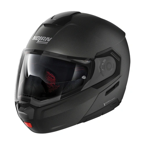 Nolan N90-3 Flip Up Special Helmet With Pinlock - Black Graphite - XS - SKU:NHN90300954