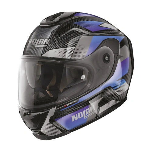 Nolan X-903 UC Highspeed Helmet - Carbon/Blue/Grey - S - SKU:NHX90307756