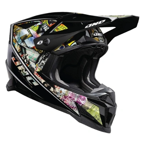 One Industries X-297 Riot Helmet - Black/Multi