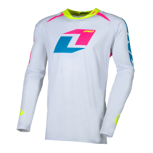 One Industries X297 MX Jersey - Miami White - M - SKU:OIQ1018003