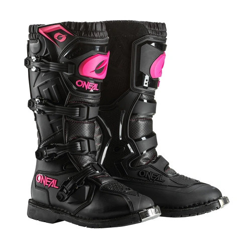 Oneal Rider Pro Womens Boots - Black/Pink