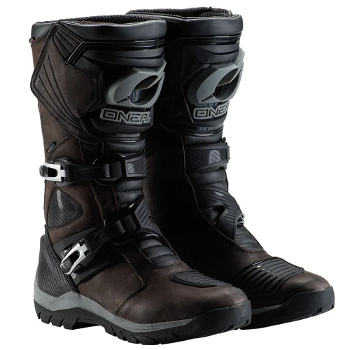 Oneal Sierra WP Pro Crazy Horse Boots - Brown - 9 - SKU:ON0346209