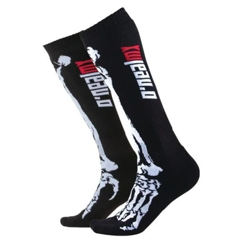 Oneal Youth Pro MX X-Ray Sock - Black/White
