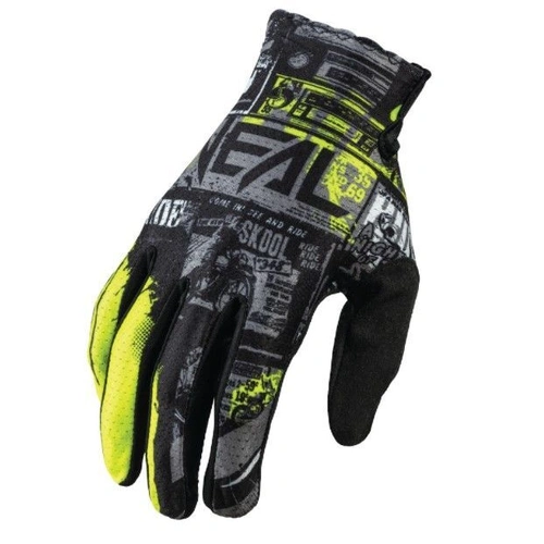 Oneal Matrix Ride Black Neon Yellow Gloves - Unisex - 2X-Large - Adult - Black/Yellow - SKU:ON0391642