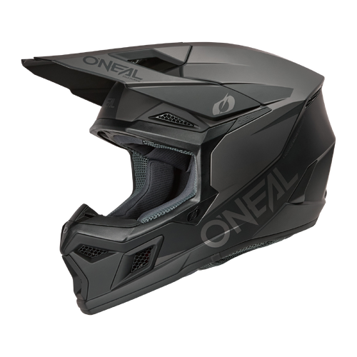 Oneal 2026 3SRS Solid V.26 MX Helmet - Black/Grey
