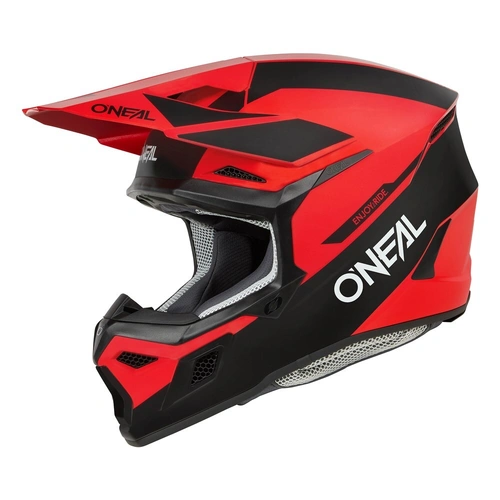 Oneal 2025 Youth 3SRS Helmet - Black/Red - L - SKU:ON0625404