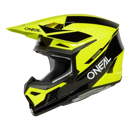 Oneal 2025 Race Helmet - Black/Yellow - M - SKU:ON0625433