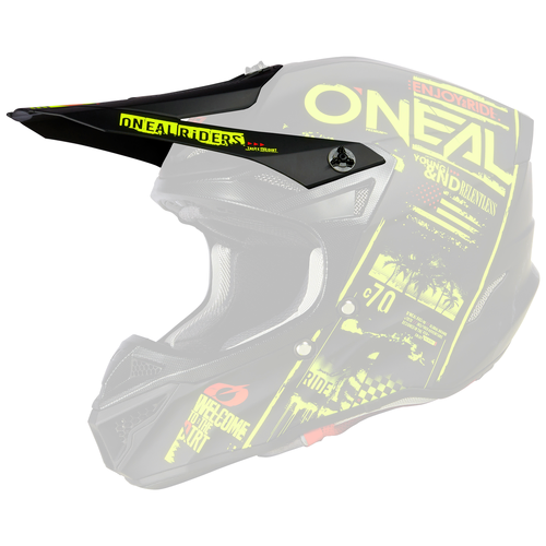 Oneal 5SRS Attack Peak - Black/Yellow