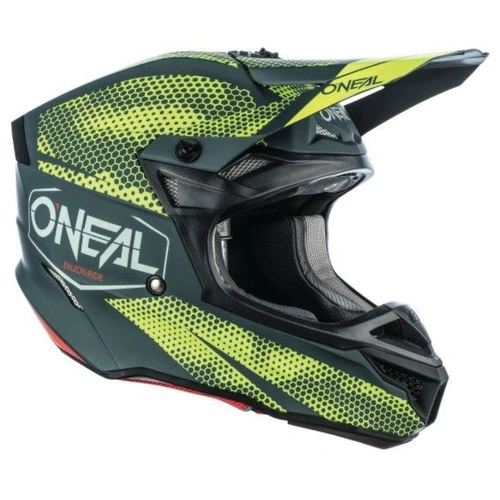 Oneal 5 SRS Covert Helmet - Charcoal/Neon Yellow