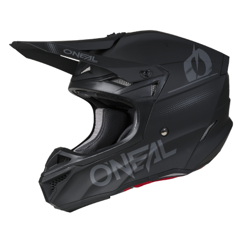 Oneal 2026 5SRS Blackout V.26 MX Helmet - Black/Grey - XS - SKU:ON0628621
