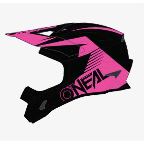 Oneal 1 SRS Stream Helmet - Black/Pink