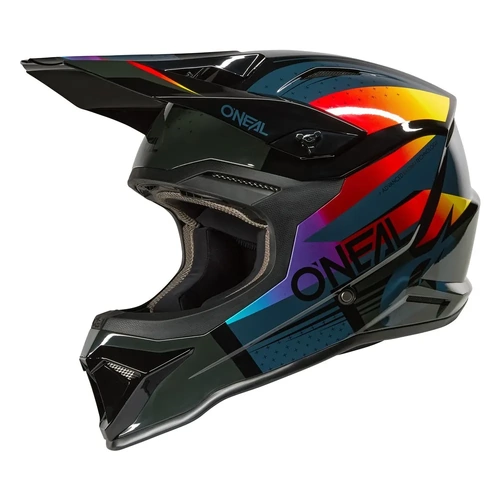 Oneal 2026 1SRS RC V.26 MX Helmet - Black/Multi - XS - SKU:ON0634361