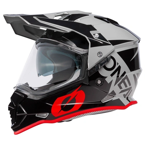 Oneal Sierra R Helmet - Black/Grey/Red