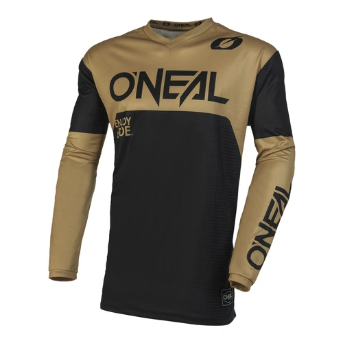 Oneal Element Racewear Jersey - Black/Sand - XL - SKU:ONE004185