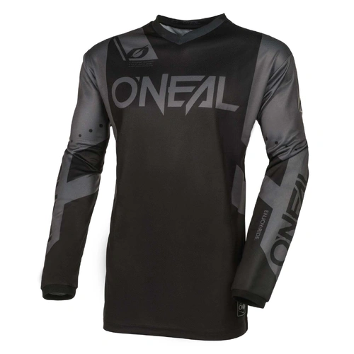 Oneal Youth Element Racewear V.4 Jersey - Black/Grey - M - SKU:ONE005143
