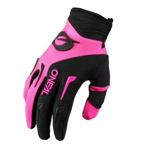 Oneal Element Womens Gloves - Black/Pink - XL - SKU:ONE031709