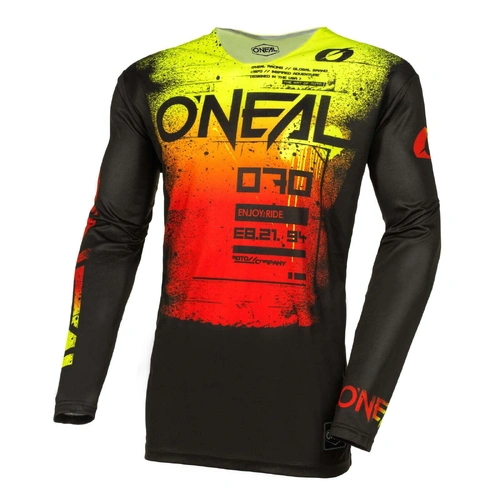 Oneal Youth Mayhem Scarz Jersey - Black/Red - S - SKU:ONM005242